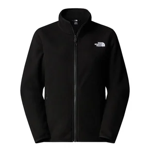 Bluza damska The North Face 100 Glacier Full-Zip Fleece 0A8D2FJK31 - czarna - Bluzy sportowe damskie - miniaturka - grafika 1