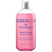 Kosmetyki do kąpieli - Barnangen Barnangen Berry Boost Shower & Bath Gel Żel do kąpieli i pod prysznic z olejkiem z czarnych jagód 400ml - miniaturka - grafika 1