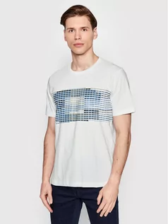 Koszulki męskie - Pierre Cardin T-Shirt 20380/000/2028 Biały Modern Fit - grafika 1