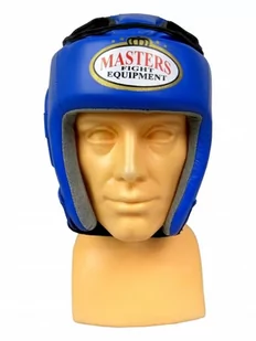 Masters FIGHT EQUIPMENT Kask turniejowy, KTOP-1, niebieski, rozmiar S - Kaski bokserskie i maski - miniaturka - grafika 1