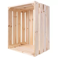 Skrzynie ogrodowe - Skrzynka z drewnianych desek pudełko 50x40x30cm - miniaturka - grafika 1
