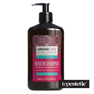 Arganicare Arganicare Keratin Shampoo Szampon do włosów z keratyna 400 ml - Szampony do włosów - miniaturka - grafika 1