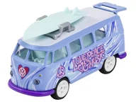 Samochody i pojazdy dla dzieci - MAJORETTE VOLKSWAGEN DELUXE VOLKSWAGEN TRANSPORTER T1 NIEBIESKI 1:64 212055005 - miniaturka - grafika 1
