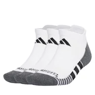 Skarpetki damskie - Zestaw 3 par niskich skarpet unisex adidas Prf Cc C Low 3P JD9569 Biały - miniaturka - grafika 1