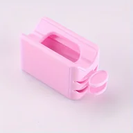 Ozdoby do paznokci - TEMU 1 szt. Pudełko do Zanurzania Brokatu, Dwupoziomowe Etui na Narzędzia do Sztuki Paznokci, Przenośny Organizer na Akcesoria Manicure - miniaturka - grafika 1