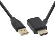 Adaptery i przejściówki - Adapter USB InLine USB - HDMI Czarny 17600I - miniaturka - grafika 1