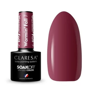 ACTIVESHOP CLARESA Lakier hybrydowy WARMIN"FALL 7 -5g - Lakiery hybrydowe - miniaturka - grafika 1
