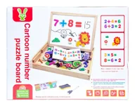 Tablice dla dzieci - Tablica Edukacyjna 2W1 Drewniana Wielofunkcyjna - miniaturka - grafika 1