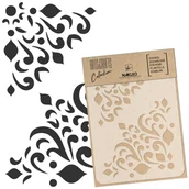 Szablony malarskie - szablon malarski scrapbooking - craft // MANDALA - NAROŻNIK - A5 (15x21cm) - miniaturka - grafika 1