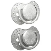 Smoczki uspokajające - Smoczek silikonowy dynamiczny LOVI 3-6m 2 szt. Harmony Boy - miniaturka - grafika 1