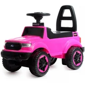 Chodziki - Jeździk dla dziewczynki duży różowy autko samochód LED MOUNTAINER WEBBEN - miniaturka - grafika 1