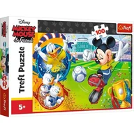 Puzzle - Trefl Puzzle 16353 Myszka Miki na boisku 100 elementów ŁÓDŹ 16353 - miniaturka - grafika 1