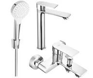 Zestawy prysznicowe - Mexen Royo R05 zestaw wannowy, chrom - 72213R05-00 - miniaturka - grafika 1