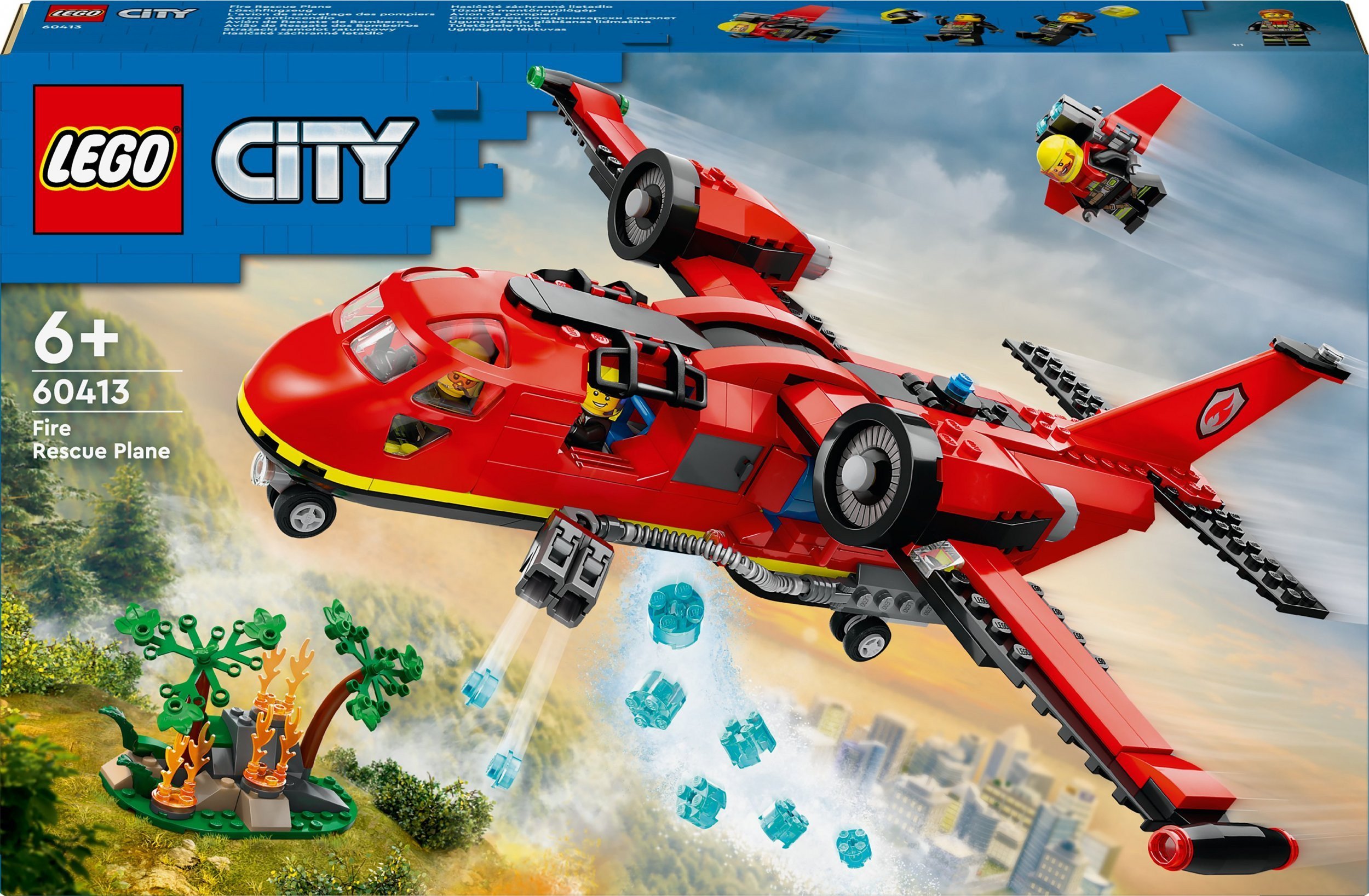 LEGO CITY 60413 3szt Strażacki samolot ratunkow