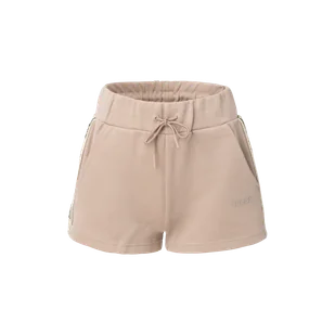 Damskie Spodenki GUESS BRITNEY SHORT V3GD13KB3P2-G4Q9 – Beżowy - Spodenki damskie - miniaturka - grafika 1