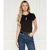 Koszulki i topy damskie - Armani Exchange T-shirt | Regular Fit - miniaturka - grafika 1