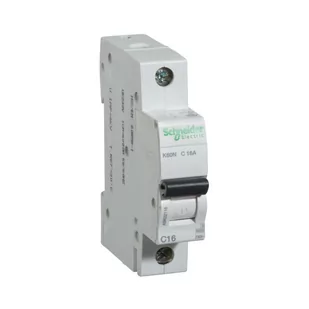 LEGRAND nadprądowy jednobiegunowy C 16A K60N A9K02116 SCHNEIDER - Bezpieczniki elektryczne - miniaturka - grafika 1