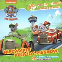 Książeczka z puzzlami. Niezwykłe pojazdy piesków - Książki edukacyjne - miniaturka - grafika 1