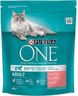 Purina One Cat Adult Karma z łososiem dla kota 800g 51130-uniw - Mokra karma dla kotów - miniaturka - grafika 1
