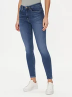 Spodnie damskie - Pepe Jeans Jeansy PL204584 Niebieski Skinny Fit - miniaturka - grafika 1