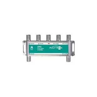 Polytron Rozgałęźnik DVB-C 5-1218 MHz LIV 6 SPLITPOLLIV6 - Akcesoria TV-SAT - miniaturka - grafika 1