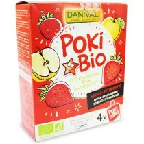 Poki DANIVAL PRZECIER JABŁKOWO-TRUSKAWKOWY 100% OWOCÓW BEZ DODATKU CUKRÓW BIO 4x90 g - DANIVAL 000-C977-200B7 - Desery dla dzieci - miniaturka - grafika 1