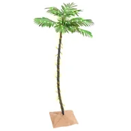 Choinki - vidaXL Palma z oświetleniem, 88 ciepłych białych LED, 150 cm - miniaturka - grafika 1