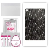 Akcesoria do tabletów i e-booków - folia naklejka skórka strukturalna na TYŁ do Blackview Tab 5 - Carbon Pixel Czarny - apgo SKINS - miniaturka - grafika 1