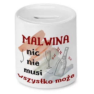 Skarbonka Dla Malwiny na Urodziny Imieniny Prezent z Nadrukiem ze Zdjęciem - Skarbonki Skarbonka Dla Malwiny na Urodziny Imieniny Prezent z Nadrukiem ze Zdjęciem - Skarbonki - miniaturka - grafika 1
