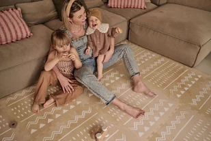 Mata Piankowa Puzzle OLYA KIDS wzór BOHO SAND 120x180 cm - Maty piankowe - miniaturka - grafika 1