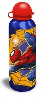 Bidony dla dzieci - Bidon butelka dla dzieci Spiderman aluiminiowy zamykany ustnik 500ml - miniaturka - grafika 1