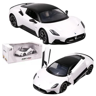 Zdalnie sterowany samochód Maserati MC20 RC 1:16 pilotem 2.4 GHz biały - Zabawki zdalnie sterowane - miniaturka - grafika 1