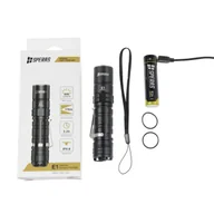 Latarki - Latarka akumulatorowa Speras E1 PRO Luminus SST40 1700 lumenów o zasięu 284m + akumulator o pojemności 3400 mAh - miniaturka - grafika 1
