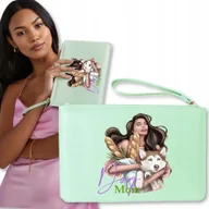 Torebki damskie - Torebka Kopertówka MIĘTA Na Telefon DOG MOM Wzory - miniaturka - grafika 1