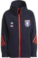 Bluzy dla dziewczynek - Bluza dziecięca Adidas Marvel Spider-Man Cover-Up dresowa -128 - miniaturka - grafika 1