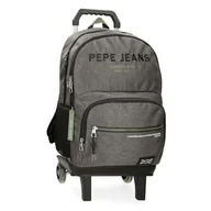 Torby na laptopy - Pepe Jeans Edmon Plecak Dwukomorowy Możliwość dostosowania do laptopa 15,6 cala Szary 33x46x15 cm Poliester by Joumma Bags - miniaturka - grafika 1