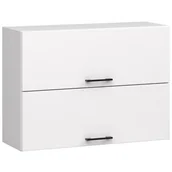 Szafki kuchenne - Biała górna szafka kuchenna z podwójnym frontem 80 cm R3-R54 - miniaturka - grafika 1