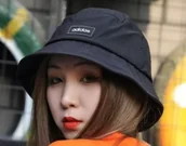 Czapki damskie - KAPELUSZ DAMSKI ADIDAS CZARNY BLACK LATO - miniaturka - grafika 1