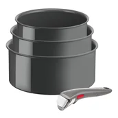 Garnki - Zestaw garnków TEFAL INGENIO RENEW - 4 elementy - miniaturka - grafika 1