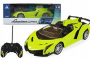 SAMOCHÓD RC ZDALNIE STEROWANY LAMBO AUTO 1:18 AKUMULATOR + ŁADOWARKA