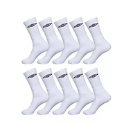 Skarpetki damskie - Umbro męskie skarpety sportowe tkane z poduszkami - zestaw 10 sztuk - wysokie skarpety męskie, tenis, oddychające, biały, 39-42 EU - miniaturka - grafika 1