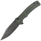 Noże - Nóż składany CIVIVI Cogent Green Micarta, Black Damascus (C20038D-DS1) - miniaturka - grafika 1