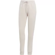 Dresy damskie - Spodnie damskie adidas Essentials 3-Stripes French Terry Cuffed kremowe IC9 - miniaturka - grafika 1