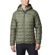 Odzież trekkingowa damska - Kurtka Turystyczna Puchowa Męska Columbia Delta Ridge Down Hooded Jacket - miniaturka - grafika 1