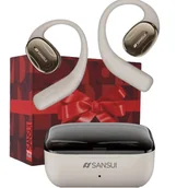 Słuchawki - SANSUI W93 ENC szare - miniaturka - grafika 1