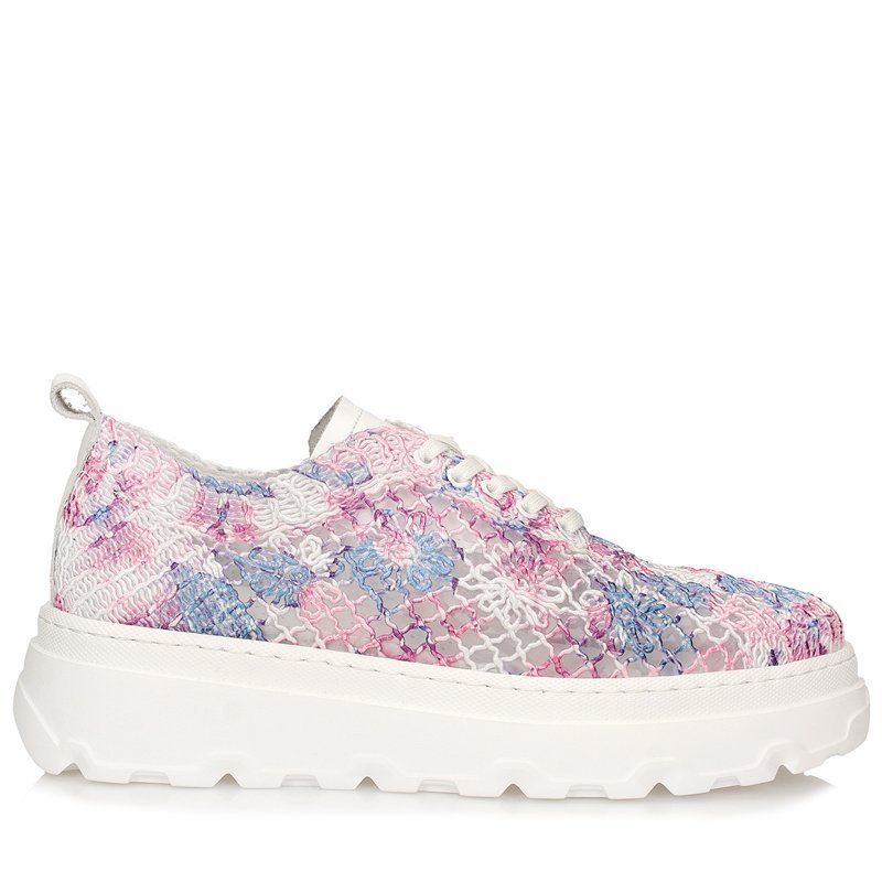 Sneakersy damskie na platformie Toscanio BK 329 - 39