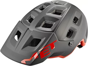 MET Terranova Kask, black/red M | 56-58cm 2021 Kaski MTB 57003004 - Kaski rowerowe - miniaturka - grafika 1