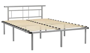 Szare metalowe łóżko loftowe 140x200 cm D0-P49 - Łóżka Szare metalowe łóżko loftowe 140x200 cm D0-P49 - Łóżka - miniaturka - grafika 1