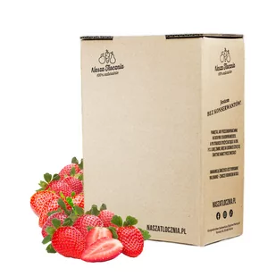 Syrop Naturalny 100% TRUSKAWKA Niskosłodzony 3L - Syropy i koncentraty owocowe - miniaturka - grafika 1