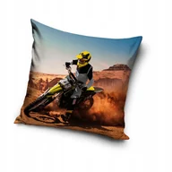 Poszewki na poduszki - POSZEWKA na poduszkę MOTOCROSS 40x40 motor cross - miniaturka - grafika 1